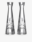 Waterford Lismore crystal candlesticks 25cm set of two, imported from the UK