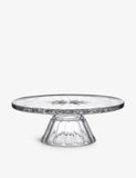 Waterford Lismore crystal glass cake stand 28cm, imported from the UK
