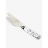 selfridges Waterford Lismore Crystal and Stainless-Steel Cake Server 30cm- Buy online at McGrocer