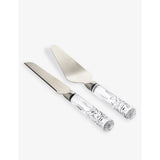 selfridges Waterford Lismore Crystal and Stainless-Steel Cake Knife and Server Set- Buy online at McGrocer
