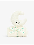 Jellycat Amuseable Moon faux-fur soother 34cm (British brand)