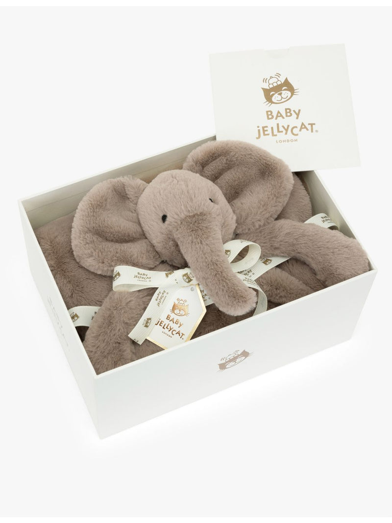 Jellycat Smudge Elephant faux-fur blanket 70cm (British brand)