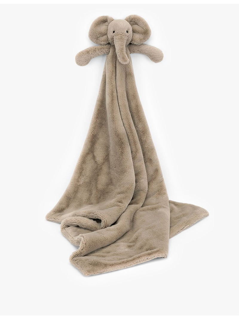 Jellycat Smudge Elephant faux-fur blanket 70cm (British brand)