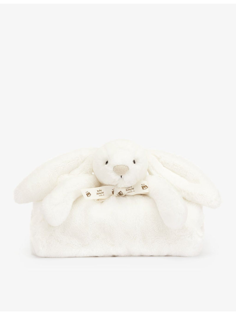 Jellycat Bashful Bunny faux-fur blanket 70cm, UK version