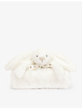 Jellycat Bashful Bunny faux-fur blanket 70cm, UK version
