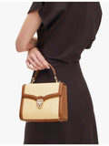 Aspinal of London Mayfair midi leather shoulder bag, imported from the UK