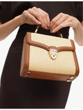 Aspinal of London Mayfair midi leather shoulder bag, imported from the UK