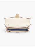 Aspinal of London Mayfair leather clutch with gold hardware, UK version