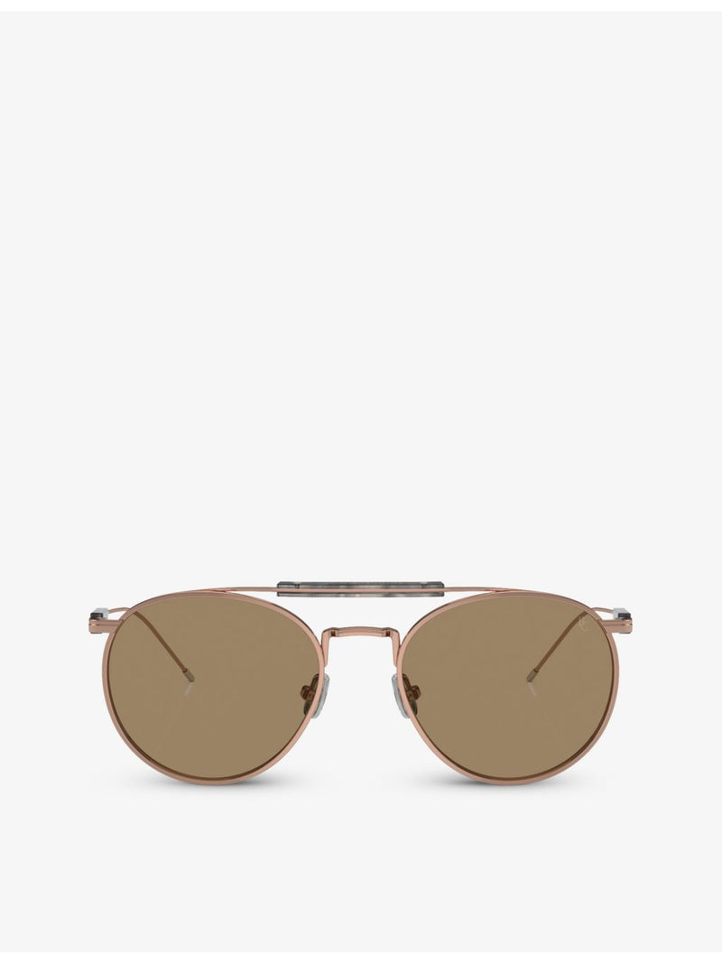 Brunello Cucinelli sunglasses Sartorial Sunset Phantos-Frame titanium - British product