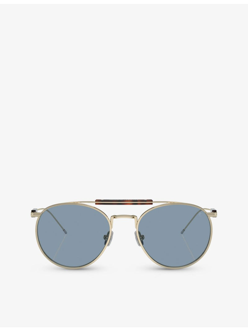 Brunello Cucinelli titanium sunglasses with phantos frame - British product