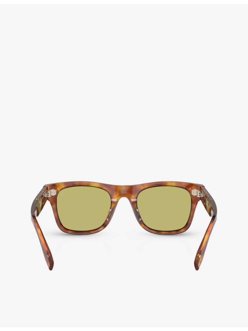 Brunello Cucinelli acetate sunglasses pillow frame (British brand)