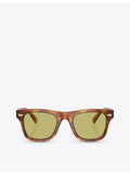 Brunello Cucinelli acetate sunglasses pillow frame (British brand)