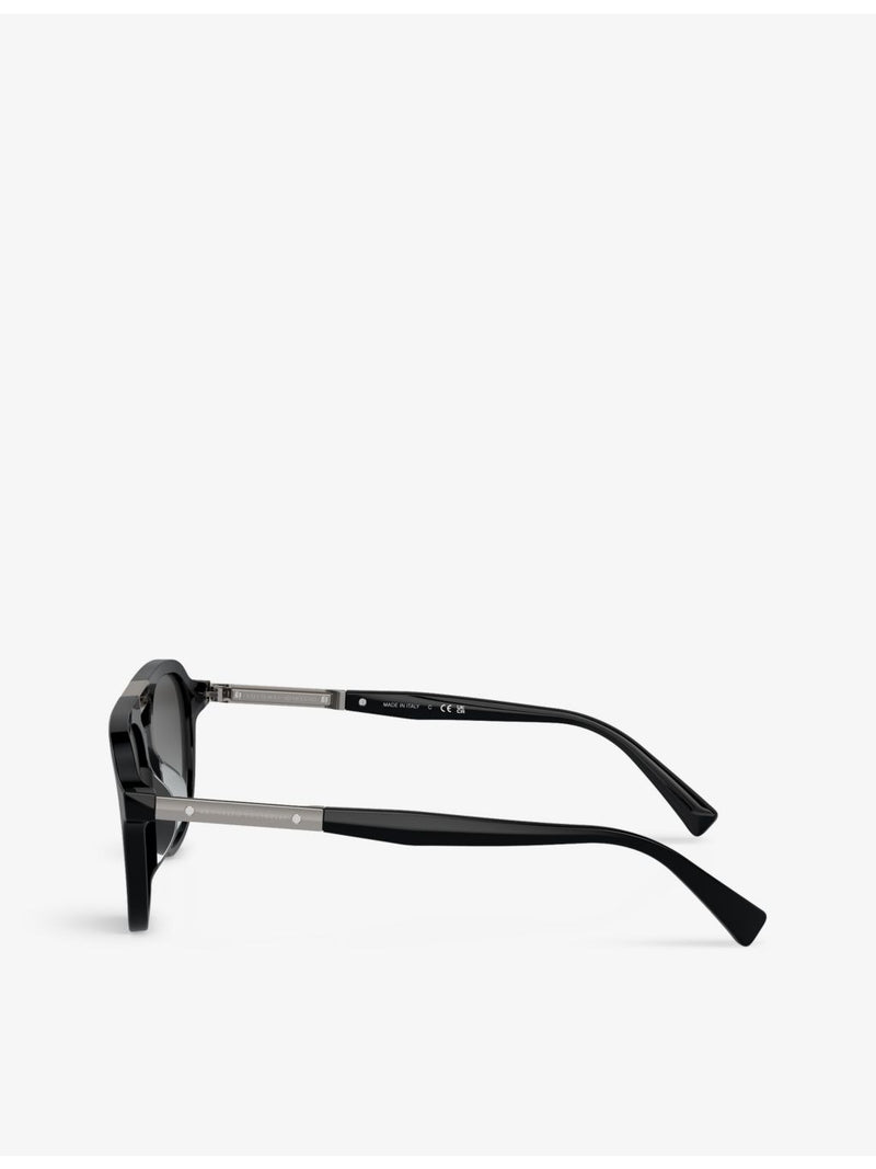 Brunello Cucinelli BC4001S square-frame acetate sunglasses, imported from the UK