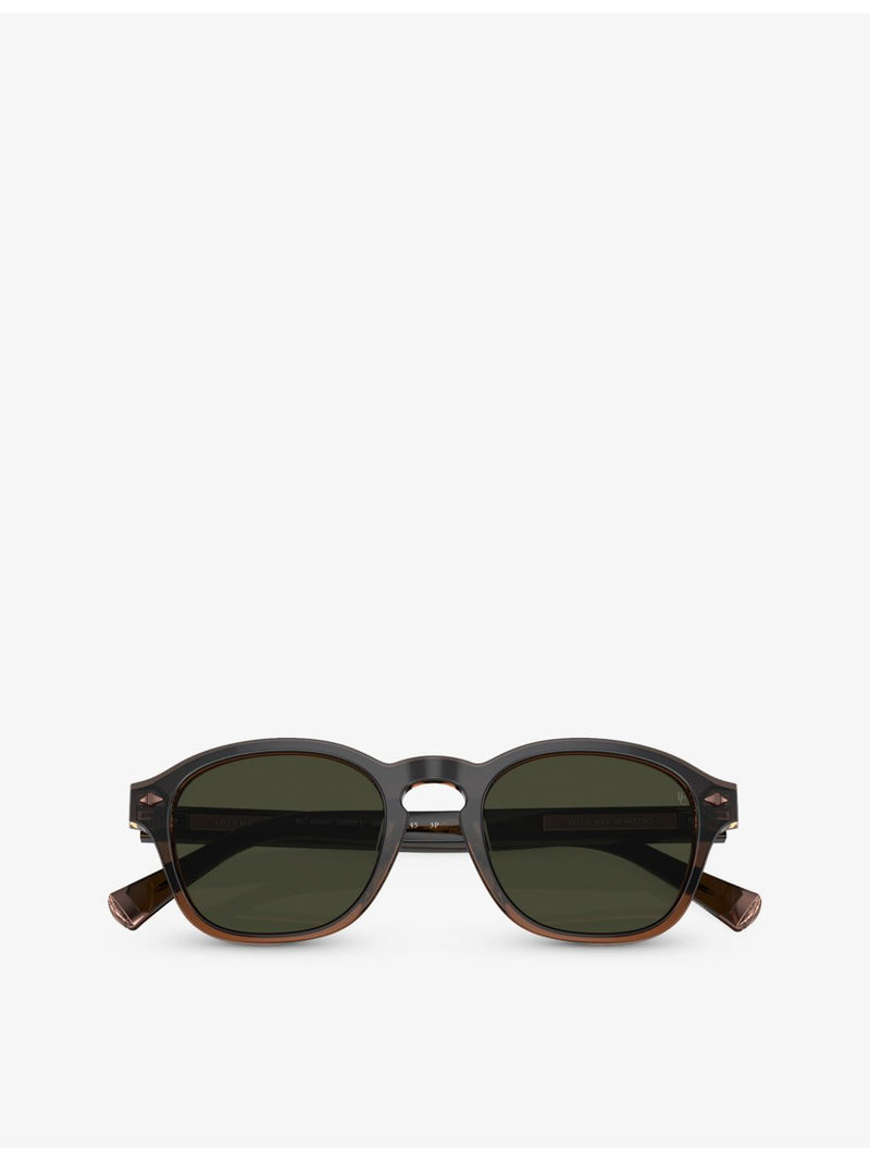 Brunello Cucinelli round-frame acetate sunglasses BC4006S (British brand)