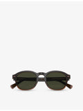 Brunello Cucinelli round-frame acetate sunglasses BC4006S (British brand)