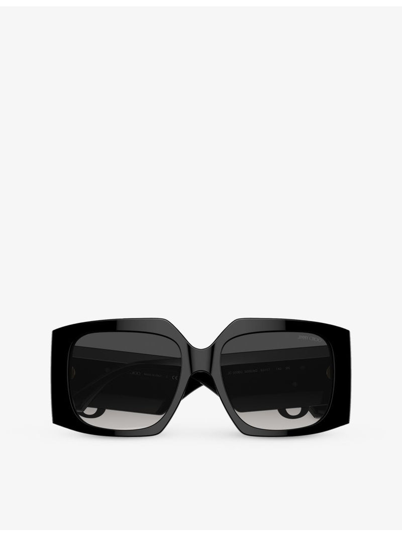 Jimmy Choo sunglasses JC5006U square-frame acetate, UK version