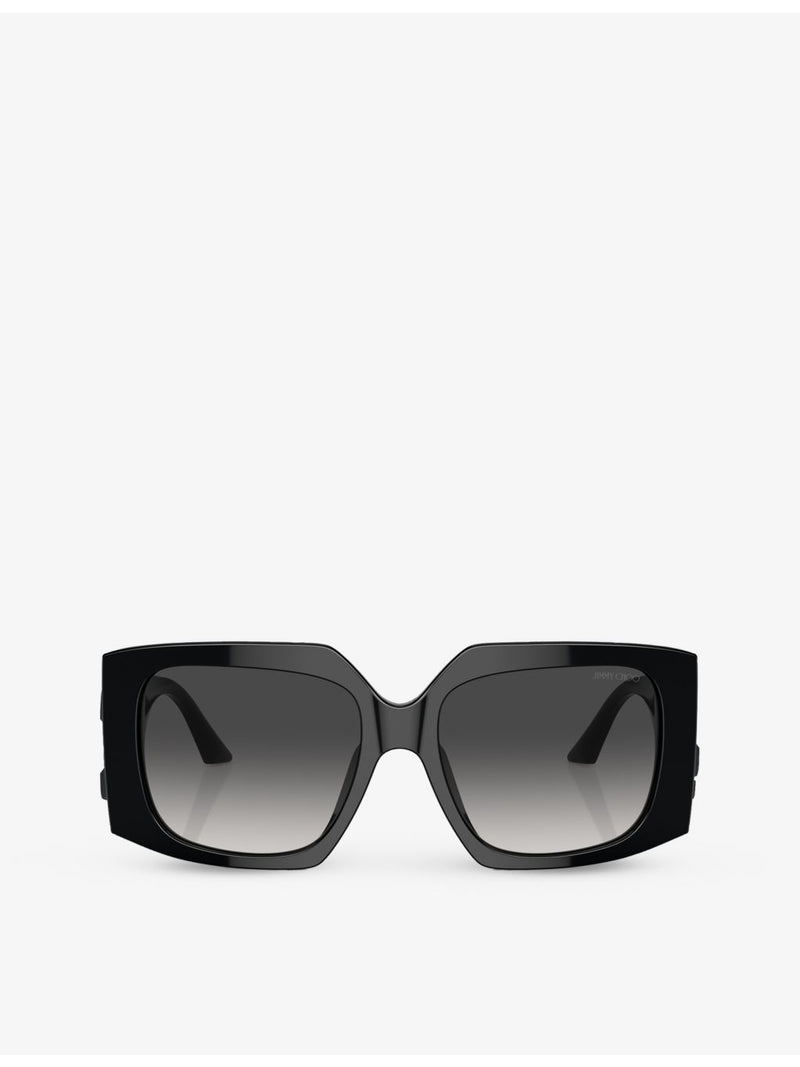 Jimmy Choo sunglasses JC5006U square-frame acetate, UK version
