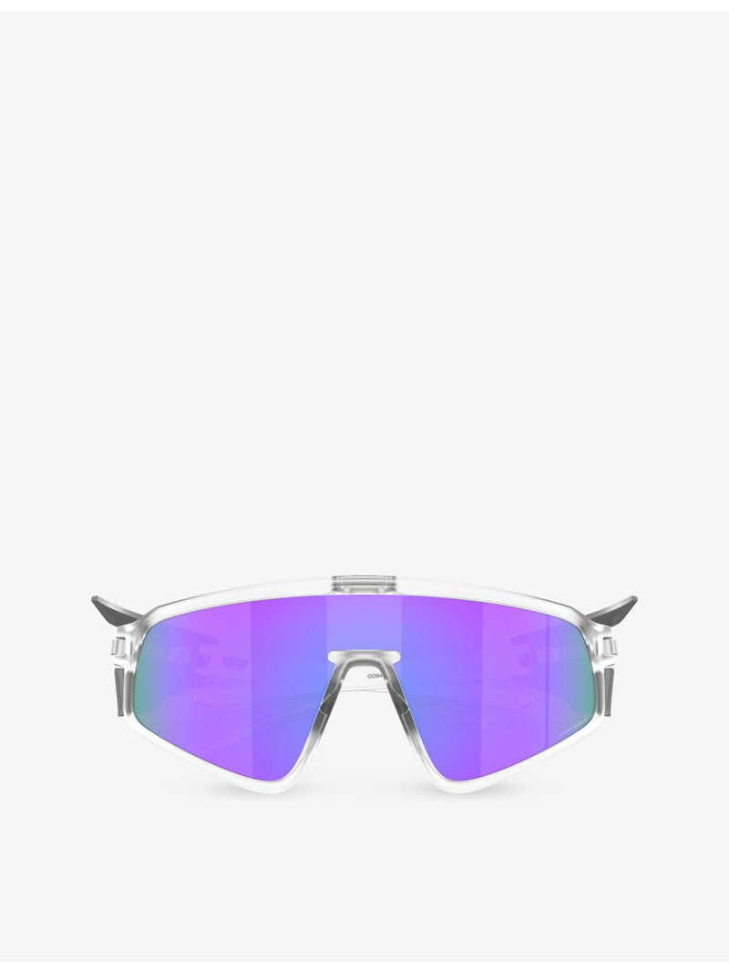 Oakley Latch shield-frame acetate sunglasses (British brand)