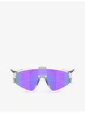 Oakley Latch shield-frame acetate sunglasses (British brand)