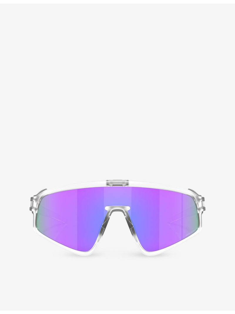 Oakley Latch shield-frame acetate sunglasses (British brand)