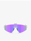 Oakley Latch shield-frame acetate sunglasses (British brand)