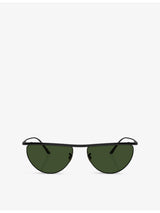 selfridges Oliver Peoples OV1342S 1984C Round-Frame Metal Sunglasses- Buy online at McGrocer