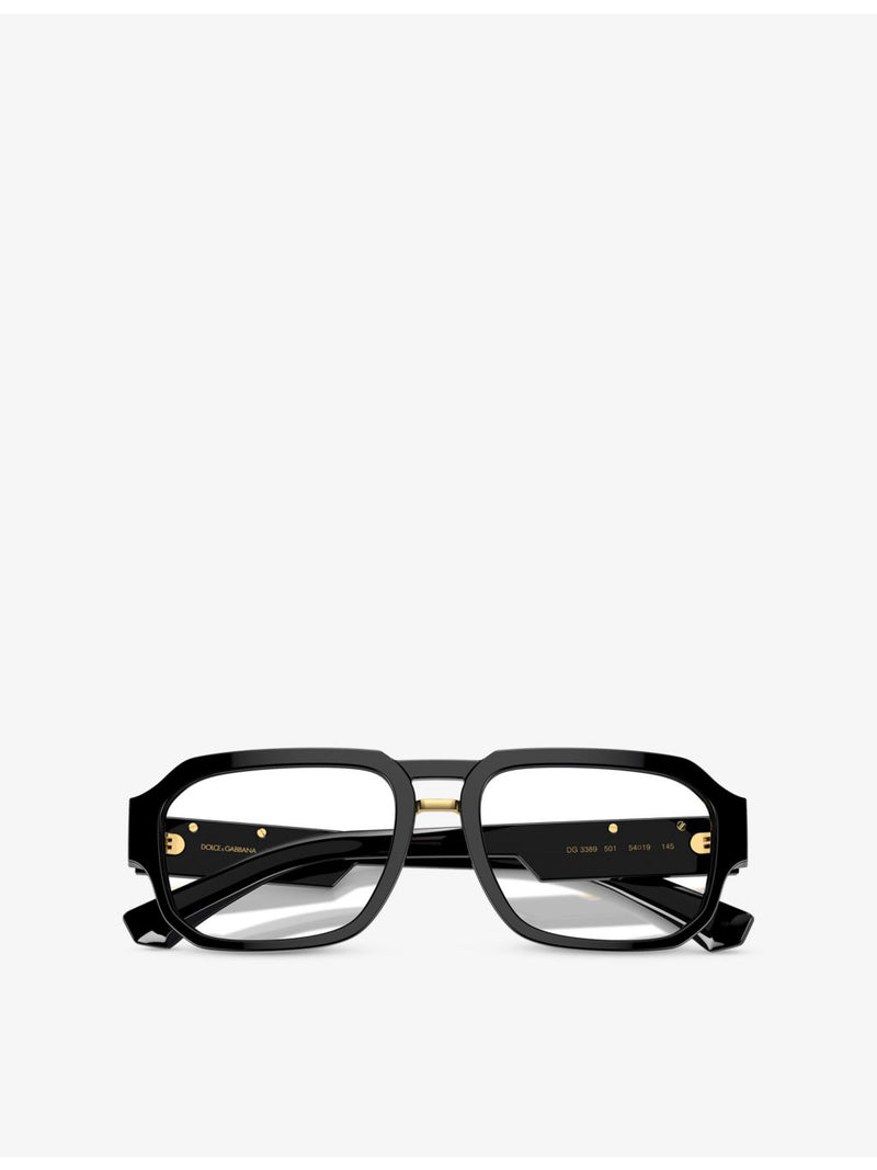 Dolce & Gabbana DG3389 pilot acetate optical glasses (British brand)