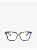 Dolce & Gabbana square-frame acetate glasses, imported from the UK