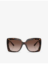 selfridges Michael Kors MK2213 Tortoiseshell Butterfly-Frame Acetate Sunglasses- Buy online at McGrocer