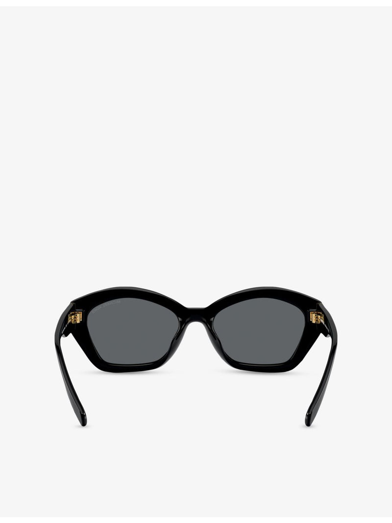 Michael Kors Bel Air geometric acetate sunglasses 54mm, UK version