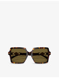 Versace square-frame acetate sunglasses Medusa '95, UK version