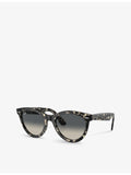 Ray-Ban RB2241 Wayfarer Way round-frame propionate sunglasses, imported from the UK