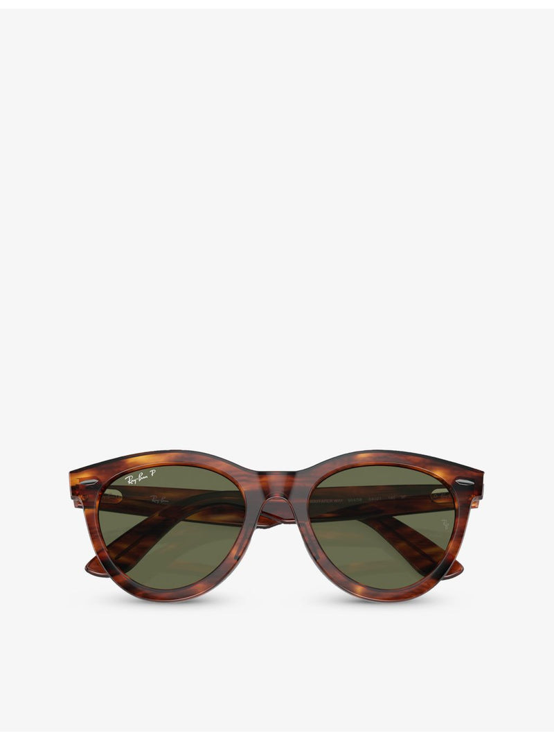 Ray-Ban RB2241 Wayfarer Way round-frame sunglasses, imported from the UK