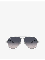 selfridges Ray-Ban Old Aviator-Frame Metal Sunglasses- Buy online at McGrocer