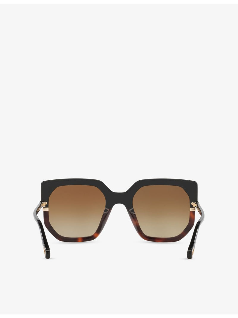 Chloé CH0240S tortoiseshell square acetate sunglasses, UK version