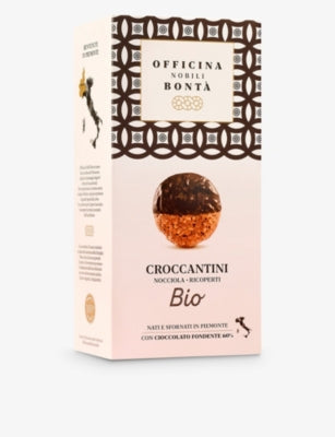 Officina Nobili Bonta hazelnut and chocolate croccantini biscuits 170g (British brand)
