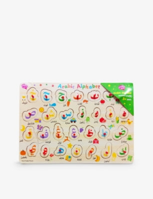Desi Dolls Arabic alphabet wooden puzzle 29 pieces - British product