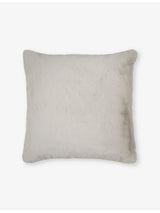 selfridges The White Company Super Soft Large Square Faux-Fur Cushion 60cm x 60cm- Buy online at McGrocer