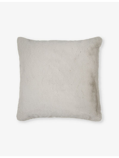 selfridges The White Company Super Soft Large Square Faux-Fur Cushion 60cm x 60cm- Buy online at McGrocer
