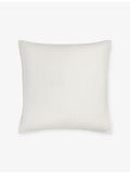 The White Company Belgravia large cotton cushion 60cm - British product