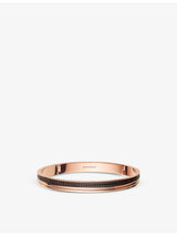 selfridges Boucheron Quatre Classique PVD-coated 18ct Pink Gold Bangle- Buy online at McGrocer