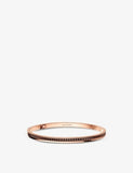 Boucheron Quatre Classique PVD-coated 18ct Pink-gold Bangle