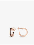 Boucheron Quatre Classique hoop earrings 18ct yellow pink gold - British product