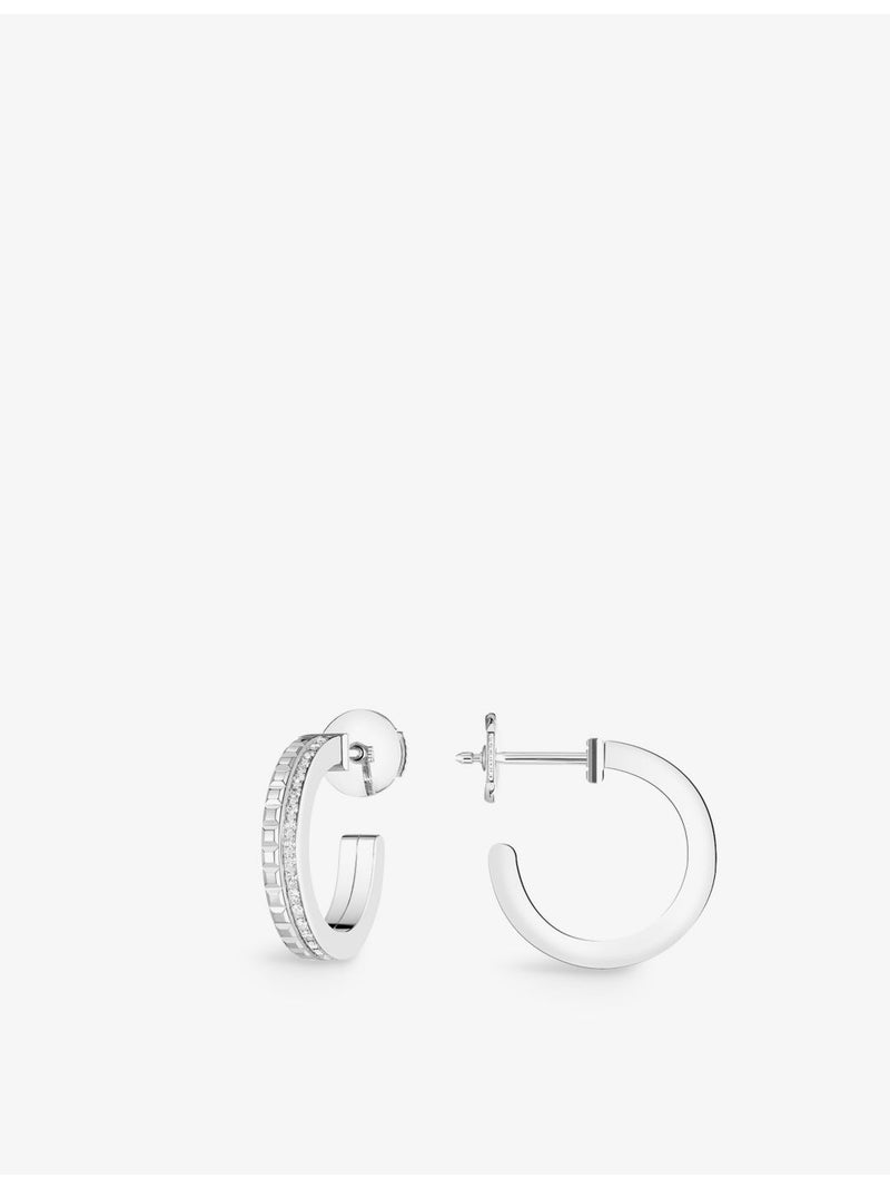 Boucheron Quatre Radiant diamond hoop earrings 0.24ct - British product