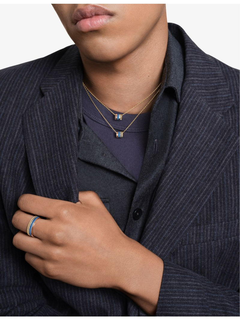Boucheron Quatre Blue Edition pendant necklace 45cm, imported from the UK