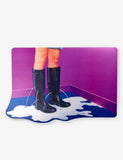 Seletti TOILETPAPER Milky Boots tablemat 45cm, imported from the UK