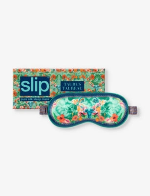 Slip Taurus silk eye mask with graphic print, UK version