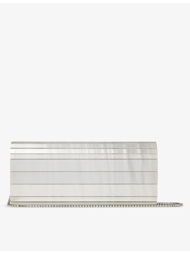 Jimmy Choo Sweetie mother-of-pearl clutch, imported from the UK