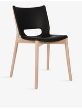 selfridges Alessi Poele Monoshell Steel and Wood Chair 81cm- Buy online at McGrocer