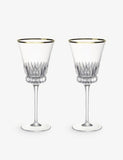 Villeroy & Boch Grand Royal Gold red wine glasses pair (British brand)